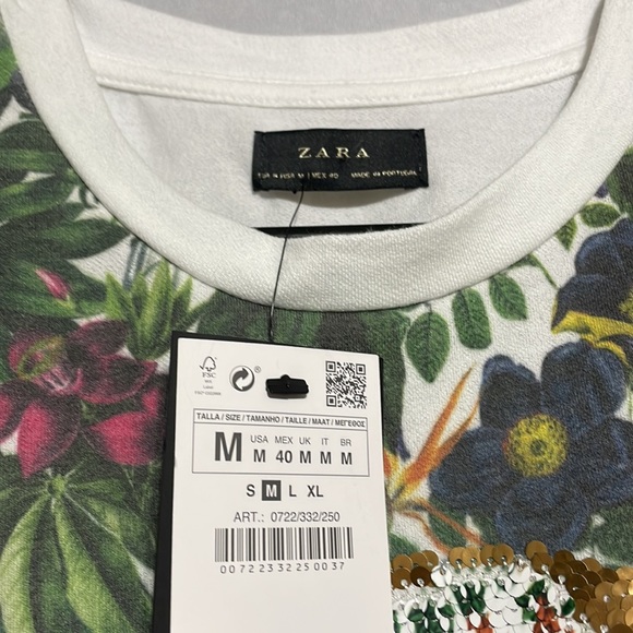 Zara Paradise Skull Shirt - Picture 3 of 4